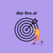 Dartscheibe mit Person