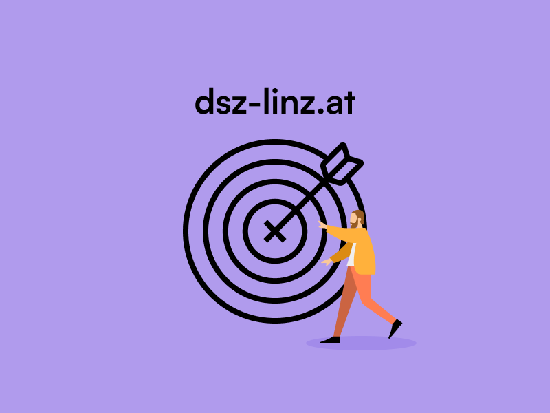 Dartscheibe mit Person