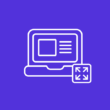 Laptop mit Scale-Symbol