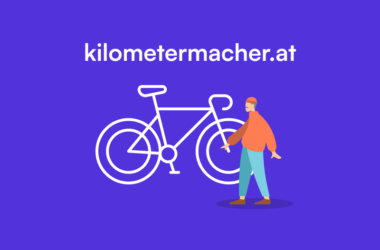 Person mit Fahrrad