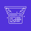 Website mit Bühnenlichtern