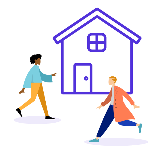 Illustration für Unternehmenswert "Zuhause"