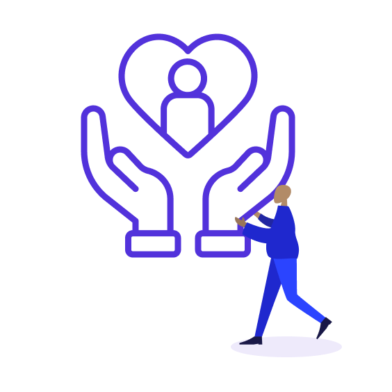 Illustration für Unternehmenswert "Verantwortung"