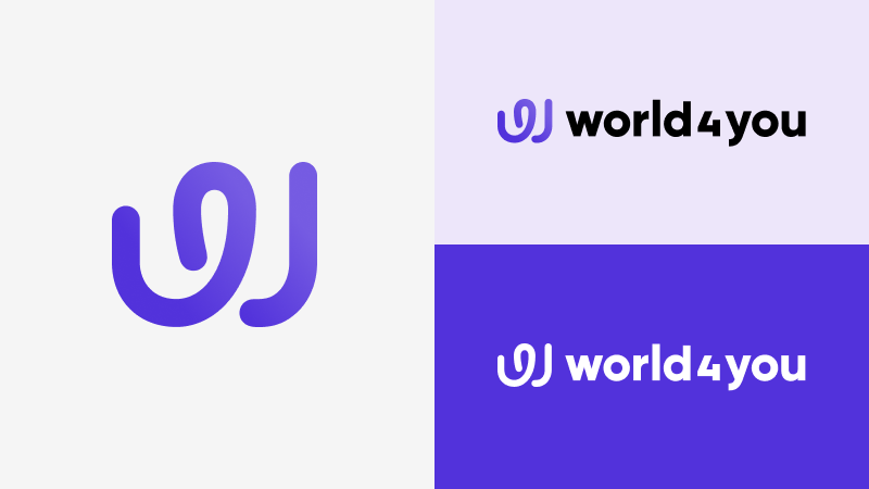 Signet und Logo world4you