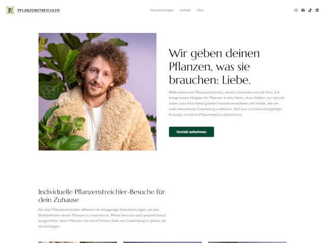 Website: Pflanzenstreichler